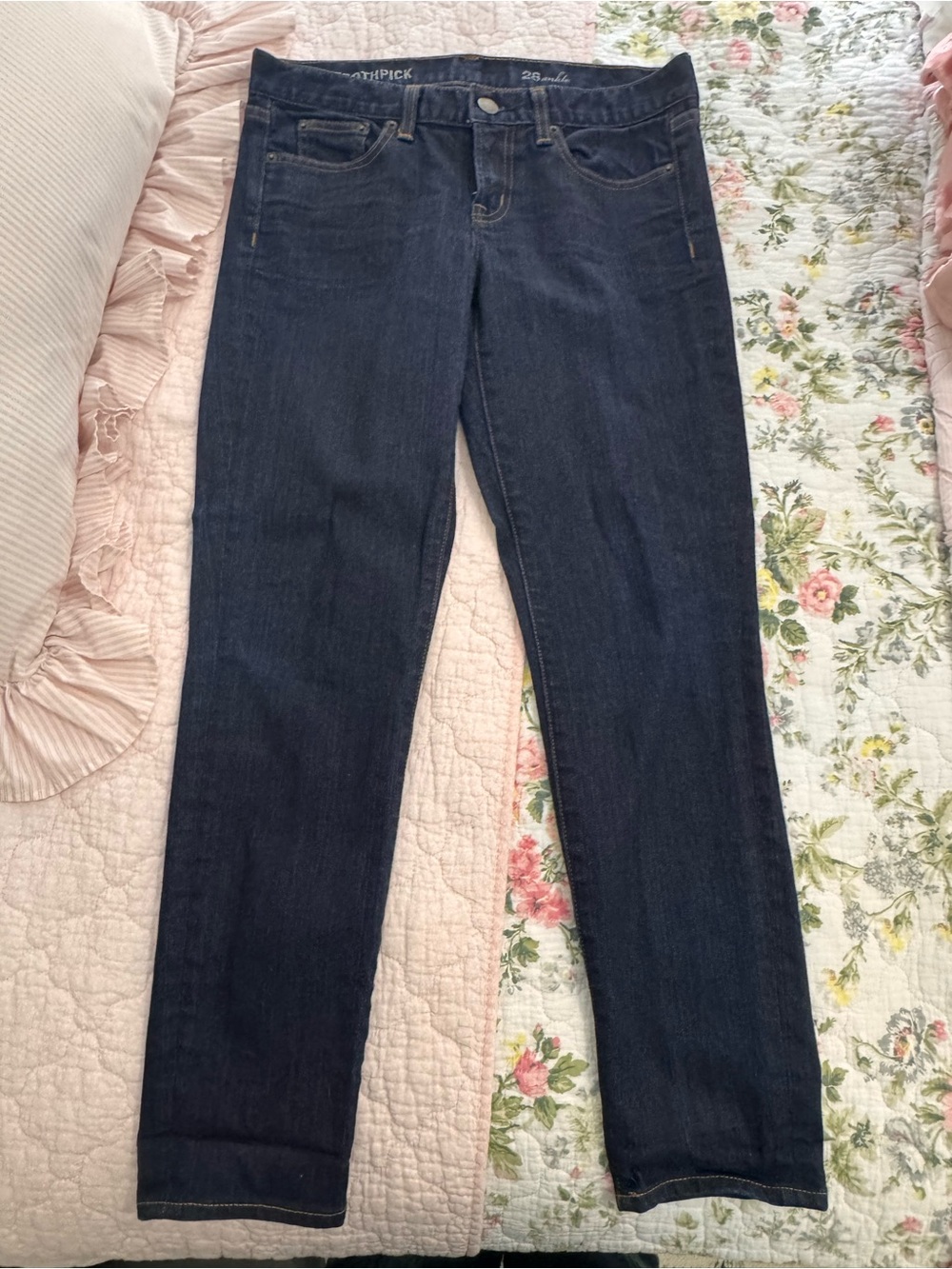 J. Crew Dark Blue Skinny Stretch Jeans